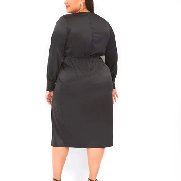 Lane Bryant Knot-Front Midi Dress - Picture 16 of 16